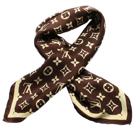 lv vintage satin scarf|Shop Used Louis Vuitton Scarves .